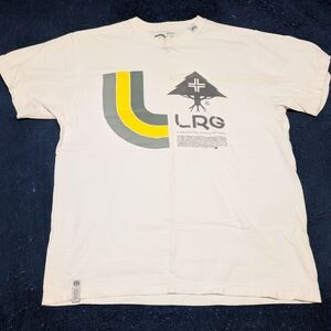 LRG Men's White Graphic T-Shirt